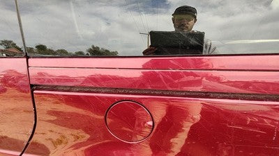 Chevy Venture Driver Left Rear Moulding On Quarter Panel Oem Red 72U