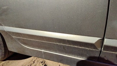 06-08 Civic Passenger Right Rear Moulding From Door Back Trim Strip Galaxy Gray