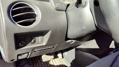 03-04 Mitsubishi Outlander Lower Dash Under Column Knee Bolster Trim Panel Black