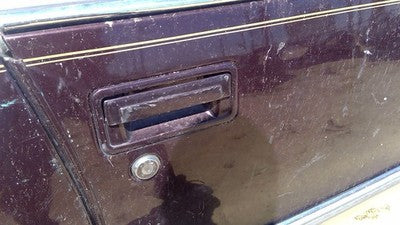 93 Cadillac Fleetwood Passenger Right Front Outside Door Handle Oem Lever Maroon