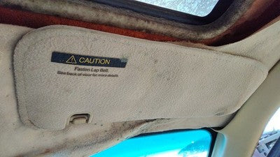 1993 Saturn Sc2 Coupe Passenger Right Sun Visor Oem Tan