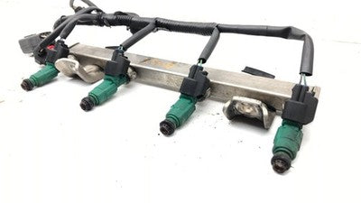 2004 05 Mazda 3 Complete Fuel Rail With Injectors Set With Wiring Harness 2.3L