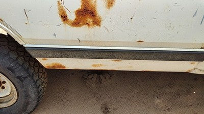 1984 Dodge Ram W250 Passenger Right Rear Moulding On Box Front Oem