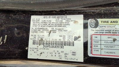 2006-2011 Ford Fusion Windshield Wiper Motor Oem 6E5Z17508Aa