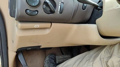 96-00 Town & Country Lower Dash Under Column Knee Bolster Trim Panel Oem Tan