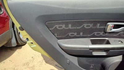 12-13 Soul Driver Left Rear Inside Door Trim Panel With Switches Back Black Wk