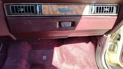 1989 Buick Century Glove Box Assembly Complete Door With Latch Oem Red