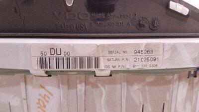 00-01 SATURN SL2 SC2 Speedometer Cluster Instrument Gauges Panel OEM Dash
