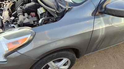 2012-2019 Nissan Versa Driver Left Front Fender Oem Gray Kad Fca013bamc