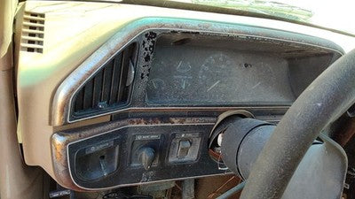 1987-1991 Ford F150 Trim Bezel Around Speedometer Oem Dash Surround Panel