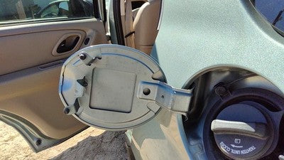 01-07 Ford Escape Fuel Tank Door With Hinge Gas Lid Oem Filler Dv Titanium Green