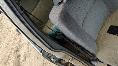 1991 Volvo 740 Passenger Right Front Seat Belt Retractor Oem Shoulder Gray