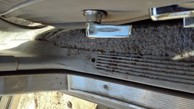 85 Grand Marquis Passenger Right Front Lower Sill Step Kick Trim Gray Oem