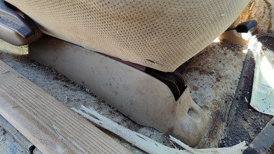 1985 Pontiac Sunbird Passenger Right Side Seat Trim Panel Oem Tan