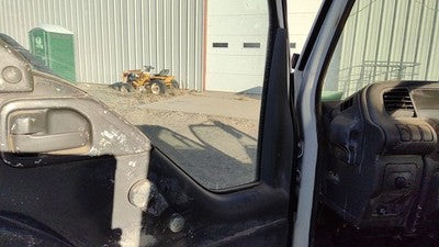 1996 Isuzu Npr Driver Left Front Door Trim Panel Gray