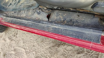 1997 Nissan Hardbody Driver Left Lower Sill Step Moulding Trim Panel Oem Gray