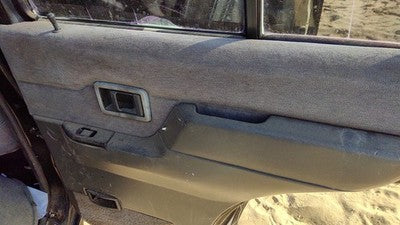 94 Pathfinder Passenger Right Rear Door Trim Panel With Switches Back Gray