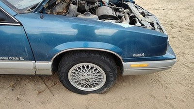 1989-1991 Olds Cutlass Calais Passenger Right Front Fender Oem Blue 22545032