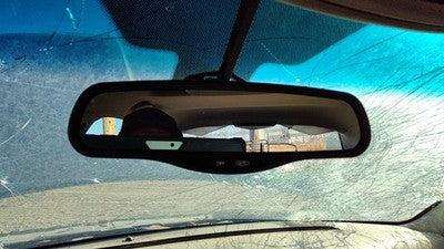 2003 Lincoln Town Car Inside Rear View Mirror Oem Windshield Mounted