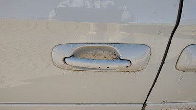 2001-2007 Dodge Caravan Passenger Right Rear Outside Door Handle Back White Pw1