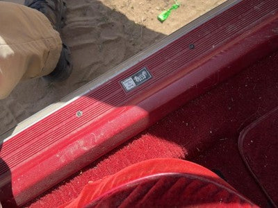1986 Olds 88 Driver Left Lower Sill Step Moulding Trim Panel Oem Red