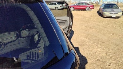 2009 Gmc Acadia Passenger Right Rear Moulding On Quarter Panel 58U Carbon Black