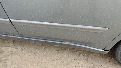 07-12 Nissan Altima Driver Left Rear Moulding From Door Back Trim Strip Gray W40