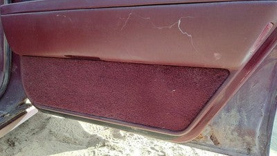 1998 Buick Lesabre Passenger Right Rear Door Trim Panel With Switches Back Red