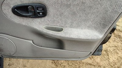1999 Saturn Sl2 Passenger Right Front Door Trim Panel With Switches Gray