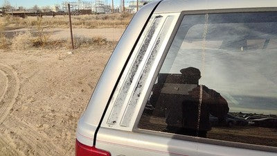 1994 Jeep Grand Cherokee Passenger Right Rear Moulding On Quarter Panel Silver