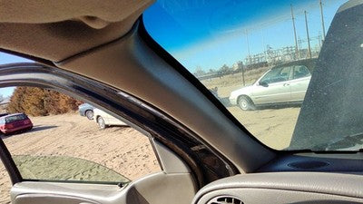 2003 Chevy Trail Blazer Driver Left A Pillar Trim Windshield Post Panel Gray 95D