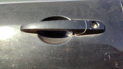 06-12 Ford Fusion Driver Left Front Outside Door Handle Uh Tuxedo Black Metallic