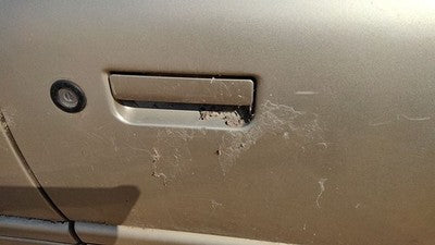 1993 Saturn Sc2 Coupe Passenger Right Front Outside Door Handle Oem Gold