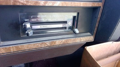 1984-1985 Buick Century Temperature Control Module In Dash Heater AC Head Unit