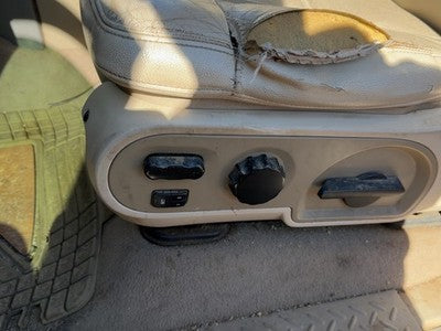 2004 Ford F150 Driver Left Side Power Seat Switch With Trim Panel Oem Tan Hw