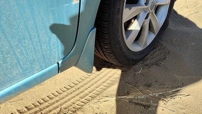 12-19 Versa Note Passenger Right Moulding From Fender Trim Strip Sedan Blue Rbe