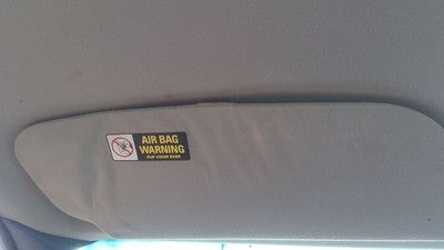 1999 Ford F250 Super Duty Driver Left Sun Visor Oem