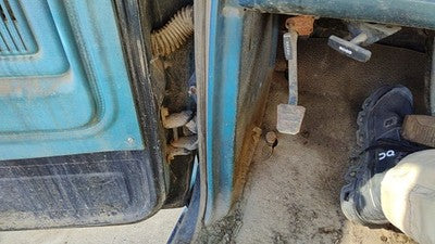 1982 Ford F150 Driver Left Lower Kick Trim Panel Oem Blue
