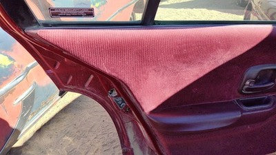 1995-1997 Chevy Lumina Driver Left Rear Door Trim Panel With Switches Back Red