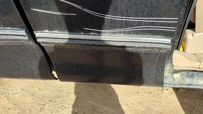 97 98 Ford F150 Passenger Right Rear Moulding From Door Back Trim Strip Black Ua