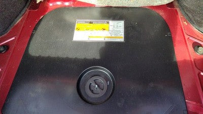 2006-2011 Buick Lucerne Spare Tire Cover Plastic Shield With Plastic Nut Oem