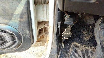 1999 S10 Pickup Driver Left Lower Kick Trim Panel Oem Gray 12D