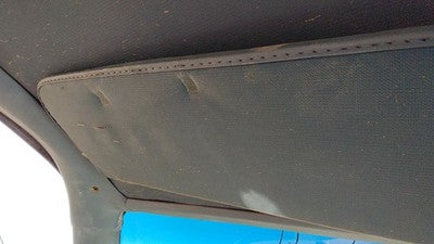 1975 Cutlass Supreme Driver Left Sun Visor Oem 2 Door Coupe Blue