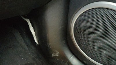 2005 Mazda 3 Passenger Right Lower Kick Trim Panel Oem Bp5 Black