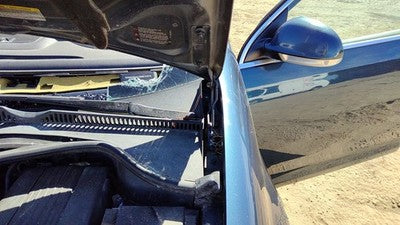 2005-2014 Vw Jetta Driver Left Hood Hinge Assembly Oem Blue 1K0823301c