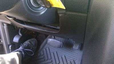 06-10 Mercury Mountaineer Lower Dash Under Column Knee Bolster Trim Panel Black