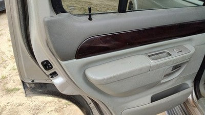 2003 Lincoln Aviator Driver Left Rear Door Trim Panel With Switches Back Gray Bl