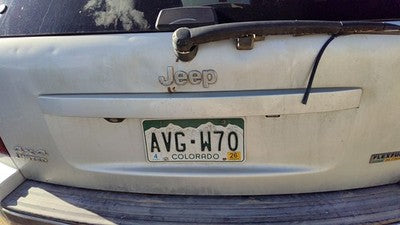 07-10 Jeep Grand Cherokee Liftgate Hatch Rear Outside Door Handle Oem Silver Ps2