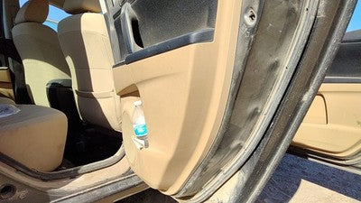 2010 11 Mazda 3 Passenger Right Rear Door Trim Panel With Switches Bt2 Dune Tan