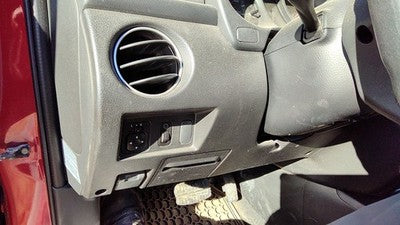 03-04 Mitsubishi Outlander Lower Dash Under Column Knee Bolster Trim Panel Black